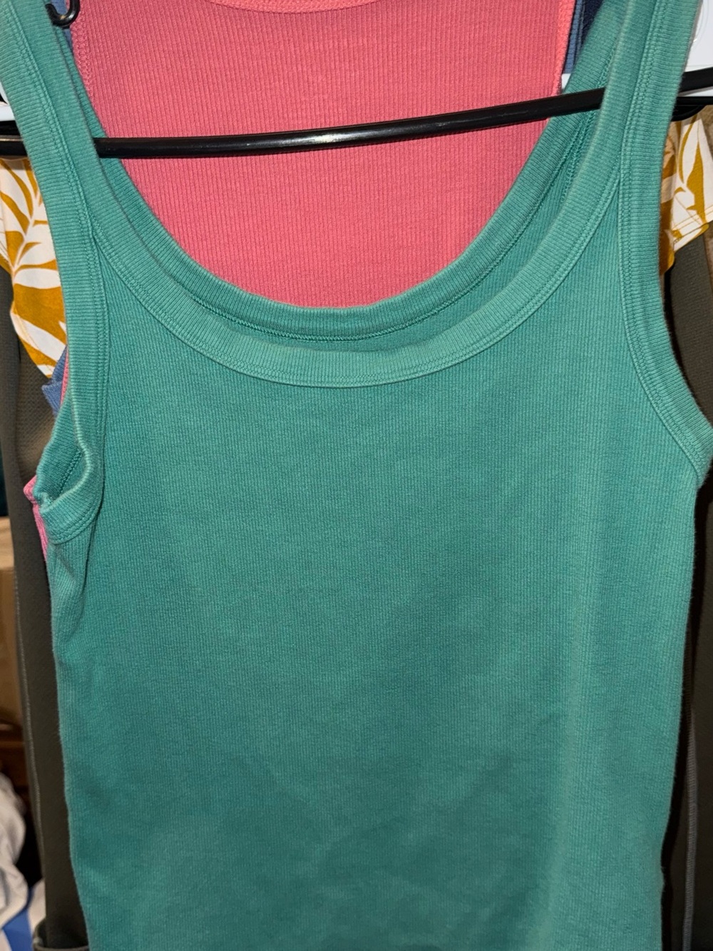 American Eagle Green Daily Fave Tank Top